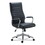 Alera ALEED41B19 Alera Eddleston Leather Manager Chair, Supports Up to 275 lb, Black Seat/Back, Chrome Base, Price/EA