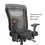 Alera ALEEL42B18 Elusion Series Mesh Mid-Back Swivel/Tilt Chair, Supports up to 275 lbs., Black Seat/Black Back, Black Base, Price/EA