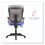 Alera ALEEL42BME20B Alera Elusion Series Mesh Mid-Back Swivel/Tilt Chair, Supports Up to 275 lb, 17.9" to 21.8" Seat Height, Navy Seat, Price/EA