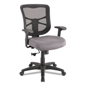 Alera ALEEL42BME40B Alera Elusion Series Mesh Mid-Back Swivel/Tilt Chair, Supports Up to 275 lb, 17.9" to 21.8" Seat Height, Gray Seat