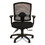 Alera ALEET4217 Etros Series Mid-Back Multifunction with Seat Slide Chair, Supports up to 275 lbs, Black Seat/Black Back, Black Base, Price/EA