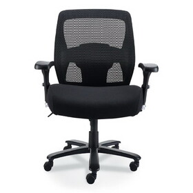 Alera ALEFN44B14 Alera Faseny Series Big and Tall Manager Chair, Supports Up to 400 lbs, 17.48" to 21.73" Seat Height, Black Seat/Back/Base