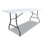 Alera ALEFR72H Fold-In-Half Resin Folding Table, 71w X 30d X 29h, White, Price/EA