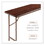 Alera FT726018MY Wood Folding Table, Rectangular, 59 7/8w x 17 3/4d x 29 1/8h, Mahogany, Price/EA