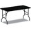 Alera ALEFT727230BK Wood Folding Table, 71 7/8w x 29 7/8d x 29 1/8h, Black, Price/EA