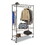 Alera ALEGR364818BL Wire Shelving Garment Rack, 40 Garments, 48w x 18d x 75h, Black, Price/EA