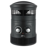 Alera HEFF360B 360 Deg Circular Fan Forced Heater, 8