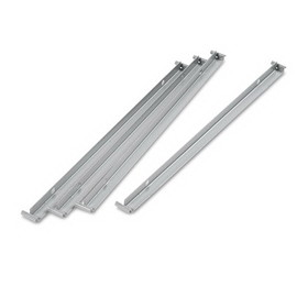 Alera ALEHLF3036 Two Row Hangrails for Alera 30" and 36" Wide Lateral Files, Aluminum, 4/Pack