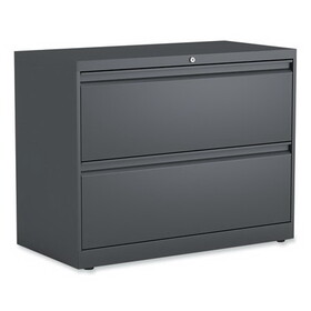 Alera ALEHLF3629CC Lateral File, 2 Legal/Letter/A4/A5-Size File Drawers, Charcoal, 36" x 18" x 28"