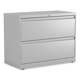 Alera ALEHLF3629LG Lateral File, 2 Legal/Letter-Size File Drawers, Light Gray, 36" x 18" x 28"