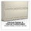 Alera ALEHLF3629PY Lateral File, 2 Legal/Letter-Size File Drawers, Putty, 36" x 18.63" x 28", Price/EA
