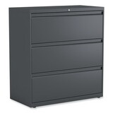 Alera ALEHLF3641CC Lateral File, 3 Legal/Letter/A4/A5-Size File Drawers, Charcoal, 36