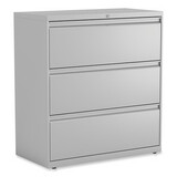 Alera ALEHLF3641LG Lateral File, 3 Legal/Letter/A4/A5-Size File Drawers, Light Gray, 36