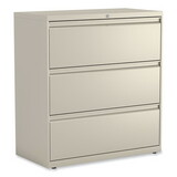 Alera ALEHLF3641PY Lateral File, 3 Legal/Letter/A4/A5-Size File Drawers, Putty, 36
