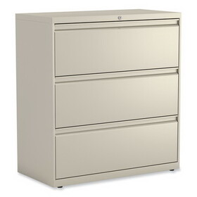 Alera ALEHLF3641PY Lateral File, 3 Legal/Letter/A4/A5-Size File Drawers, Putty, 36" x 18.63" x 40.25"
