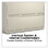Alera ALEHLF3641PY Lateral File, 3 Legal/Letter/A4/A5-Size File Drawers, Putty, 36" x 18.63" x 40.25", Price/EA