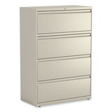 Alera ALEHLF3654PY Lateral File, 4 Legal/Letter-Size File Drawers, Putty, 36