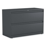 Alera ALEHLF4229CC Lateral File, 2 Legal/Letter-Size File Drawers, Charcoal, 42