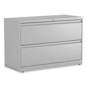 Alera ALEHLF4229LG Lateral File, 2 Legal/Letter-Size File Drawers, Light Gray, 42" x 18.63" x 28"