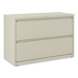 Alera ALEHLF4229PY Lateral File, 2 Legal/Letter-Size File Drawers, Putty, 42