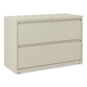 Alera ALEHLF4229PY Lateral File, 2 Legal/Letter-Size File Drawers, Putty, 42" x 18.63" x 28"
