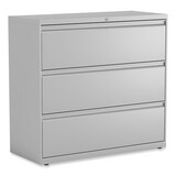 Alera ALEHLF4241LG Lateral File, 3 Legal/Letter/A4/A5-Size File Drawers, Light Gray, 42