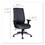 Alera ALEHPS4101 Wrigley Series High Performance High-Back Synchro-Tilt Task Chair, Up to 275 lbs, Black Seat/Back, Black Base, Price/EA