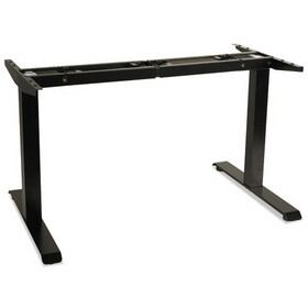Alera ALEHT2SSB 2-Stage Electric Adjustable Table Base, 27.5" to 47.2" High, Black