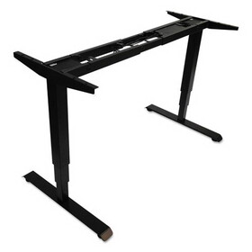 Alera ALEHT3SAB AdaptivErgo Sit-Stand 3-Stage Electric Height-Adjustable Table Base with Memory Control, 48.06" x 24.35" x 25" to 50.7",Black