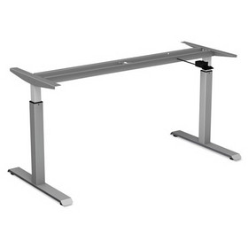 Alera ALEHTPN1G AdaptivErgo Pneumatic Height-Adjustable Table Base, 26.18" to 39.57", Gray