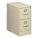 Alera ALEHVF1529PY Two-Drawer Economy Vertical File, 2 Letter-Size File Drawers, Putty, 15