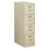 Alera ALEHVF1552PY Economy Vertical File, 4 Letter-Size File Drawers, Putty, 15" x 25" x 52", Price/EA