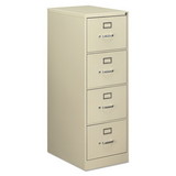 Alera ALEHVF1952PY Economy Vertical File, 4 Legal-Size File Drawers, Putty, 18
