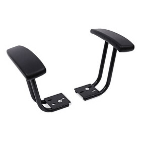 ALERA ALEIN49AKB10B Fixed T-Arms For Interval And Essentia Series Chairs And Stools, Black