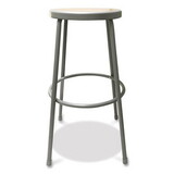 Alera ALEIS6630G Industrial Metal Shop Stool, Backless, Supports Up to 300 lb, 30