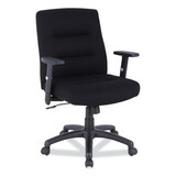 Alera 12010-03B Kesson Series Petite Office Chair, Supports up to 300 lbs., Black Seat/Black Back, Black Base