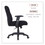 Alera 12010-03B Kesson Series Petite Office Chair, Supports up to 300 lbs., Black Seat/Black Back, Black Base, Price/EA