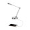 Alera ALELED900S Adjustable LED Task Lamp with USB Port, 11"w x 6.25"d x 26"h, Brushed Nickel, Price/EA