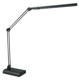 Alera ALELED908B Adjustable LED Desk Lamp, 3.25"w x 6"d x 21.5"h, Black