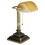 Alera ALELMP517AB Traditional Banker's Lamp with USB, 10"w x 10"d x 15"h, Antique Brass, Price/EA