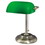 Alera ALELMP557AB Traditional Banker's Lamp, Green Glass Shade, 10.5"w x 11"d x 13"h, Antique Brass, Price/EA
