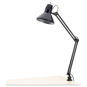 Alera ALELMP702B Architect Lamp, Adjustable, Clamp-on, 6.75w x 20d x 28h, Black