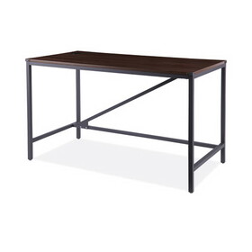 Alera ID-4824B Industrial Series Table Desk, 47.25w x 23.63d x 29.5h, Modern Walnut