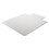 Alera CM12233ALEPL Moderate Use Studded Chair Mat for Low Pile Carpet, 45 x 53, Wide Lipped, Clear, Price/EA