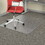 Alera CM1J442FALEPL Occasional Use Studded Chair Mat for Flat Pile Carpet, 46 x 60, Rectangular, Clear, Price/EA