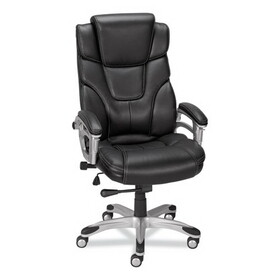 Alera ALEMR41B19 Alera Maurits Highback Chair, Supports Up to 275 lb, Black Seat/Back, Chrome Base