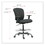 Alera ALEMT4610 Mota Series Big and Tall Stool, 32.67" Seat Height, Supports up to 450 lbs, Black Seat/Black Back, Black Base, Price/EA