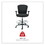 Alera ALEMT4610 Mota Series Big and Tall Stool, 32.67" Seat Height, Supports up to 450 lbs, Black Seat/Black Back, Black Base, Price/EA
