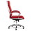 Alera ALENR4139 Neratoli Series High-Back Swivel/tilt Chair, Red Soft Leather, Chrome Frame, Price/EA