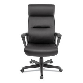 Alera ALEON41B19 Alera Oxnam Series High-Back Task Chair, Supports Up to 275 lbs, 17.56" to 21.38" Seat Height, Black Seat/Back, Black Base